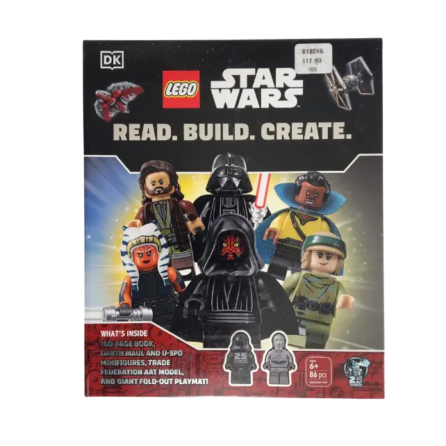 LEGO Star Wars Book “Read. Build. Create.” 2024 w/ Darth Maul U-3PO Minifigures