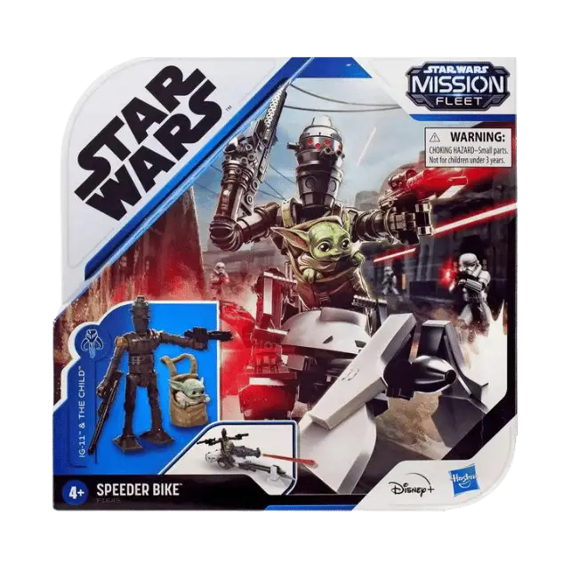 Star Wars Mission Fleet IG-11 & The Child with Speeder Bike Vehicle & Action Figure