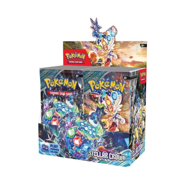 Pokemon Stellar Crown - Booster Box Display