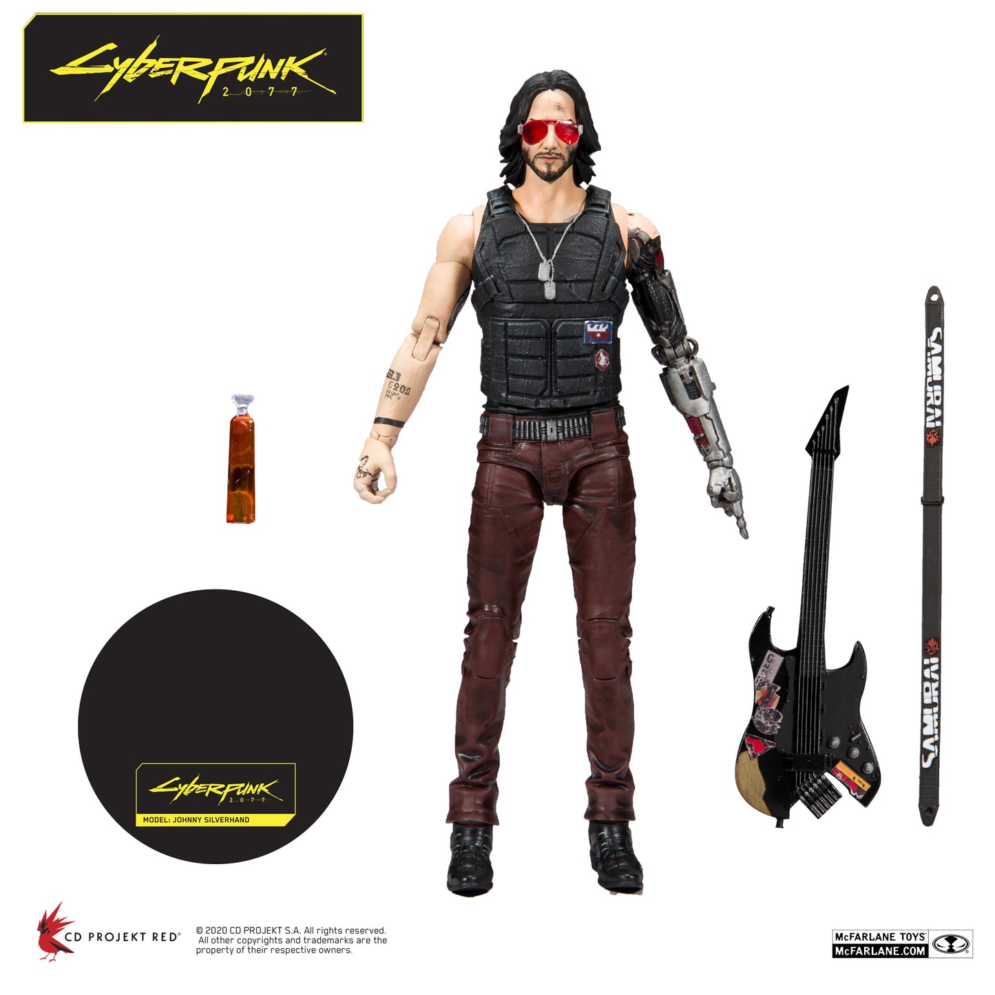 Cyberpunk 2077 Johnny Silverhand Mcfarlane Action Figure