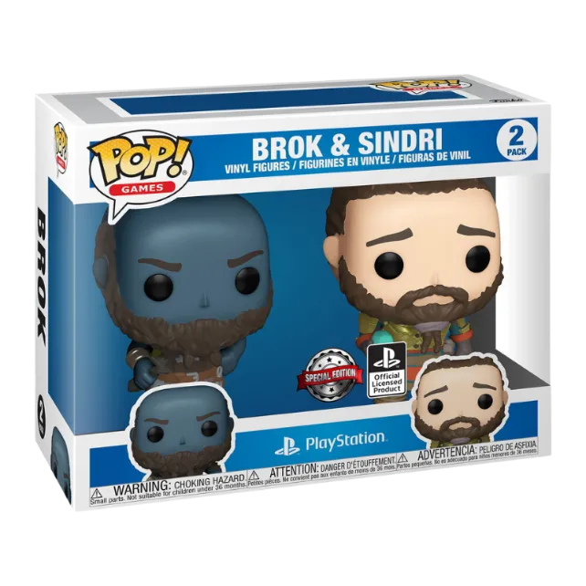 Funko Pop! God Of War Playstation Brok & Sindri 2 Pack