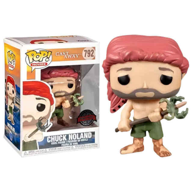 Funko Pop! Movie: Cast Away Chuck Noland (Spear with Crab) #792