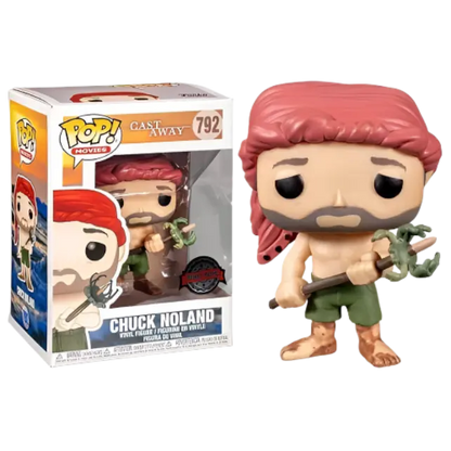 Funko Pop! Movie: Cast Away Chuck Noland (Spear with Crab) #792