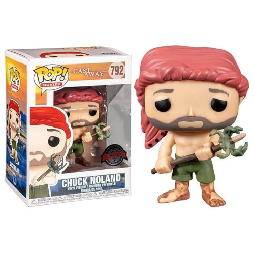 Funko Pop! Movie: Cast Away Chuck Noland (Spear with Crab) #792