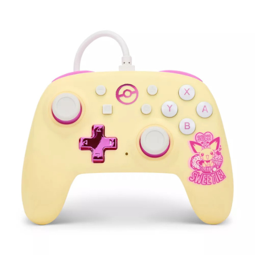 Pokémon: Sweet Friends PowerA Nano Wired Controller with Protection Case and Comfort Grips