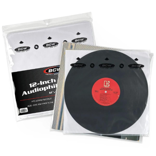 BCW 12-Inch Record Audiophile Inner Sleeves