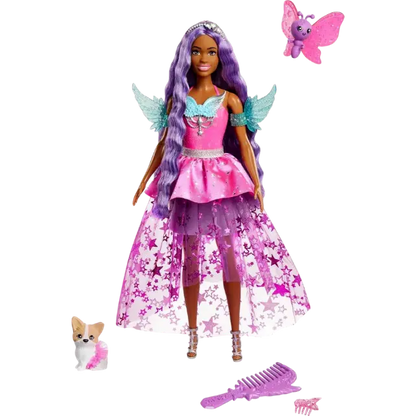 Barbie A Touch of Magic Brooklyn Doll With Two Fairytale Pets