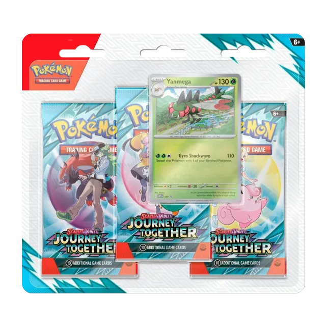 Pokemon Journey Together 3 Pack Blister