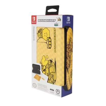 Nintendo Switch Super Mario Kart Yellow Checkerboard PowerA Protection Case